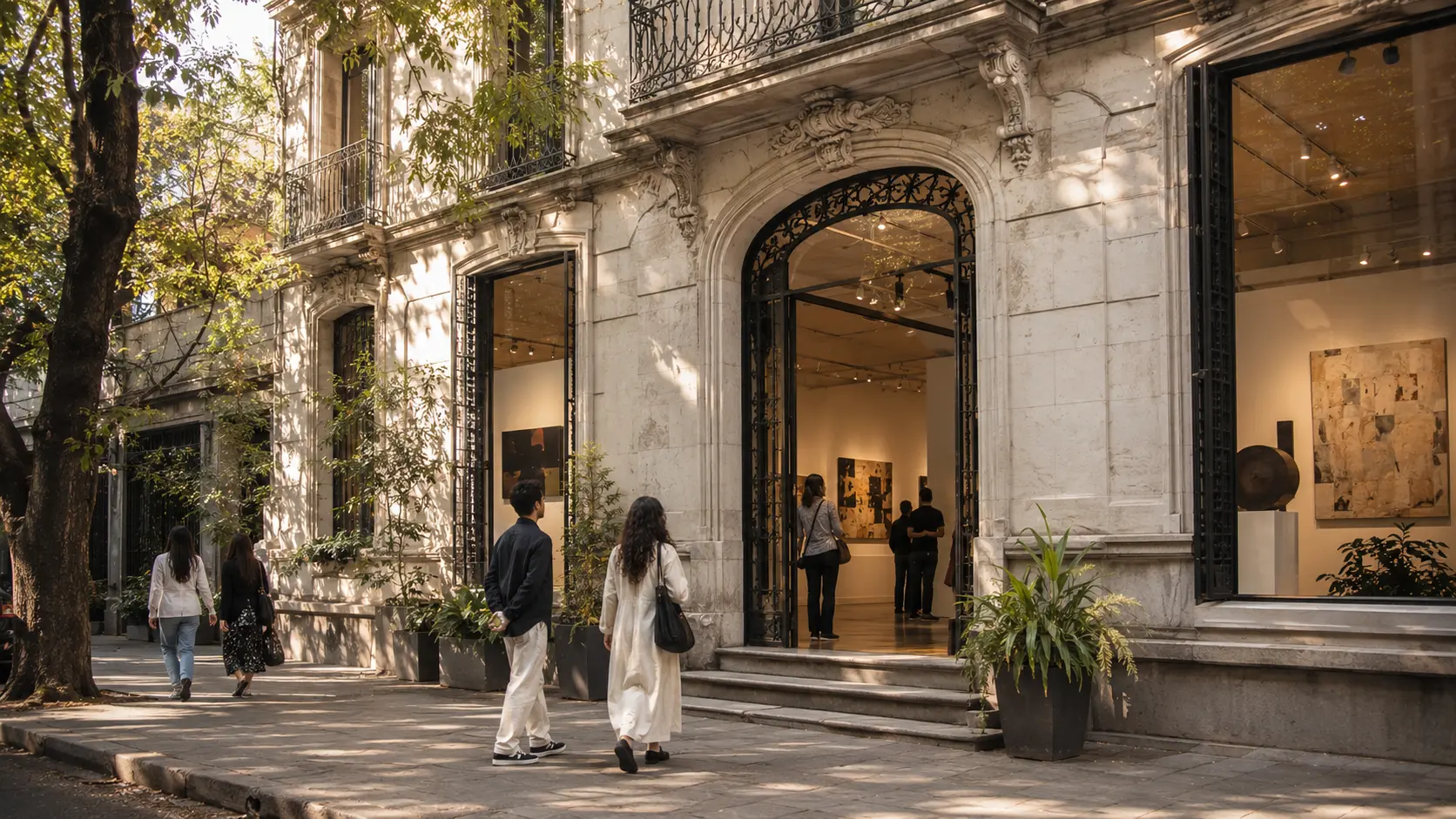 Galerías de arte en Roma Norte: recorrido autoguiado